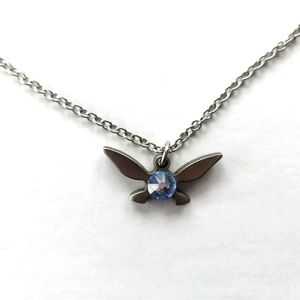 Zelda Necklace with Pendant of Fairy Navi | Ocarina of Time Chain 18"